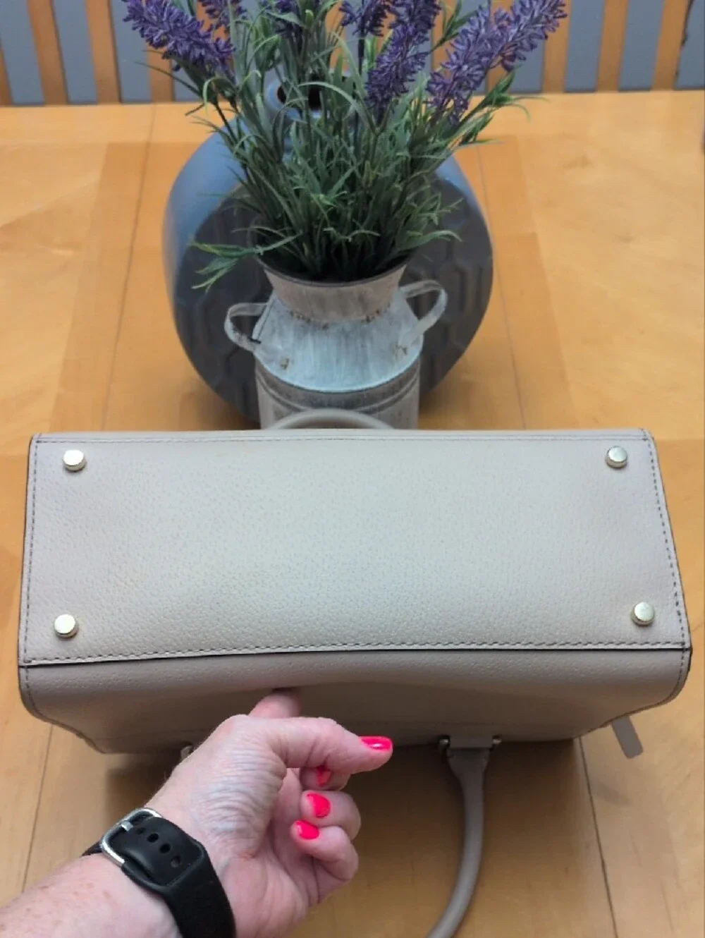 kate spade structured leather